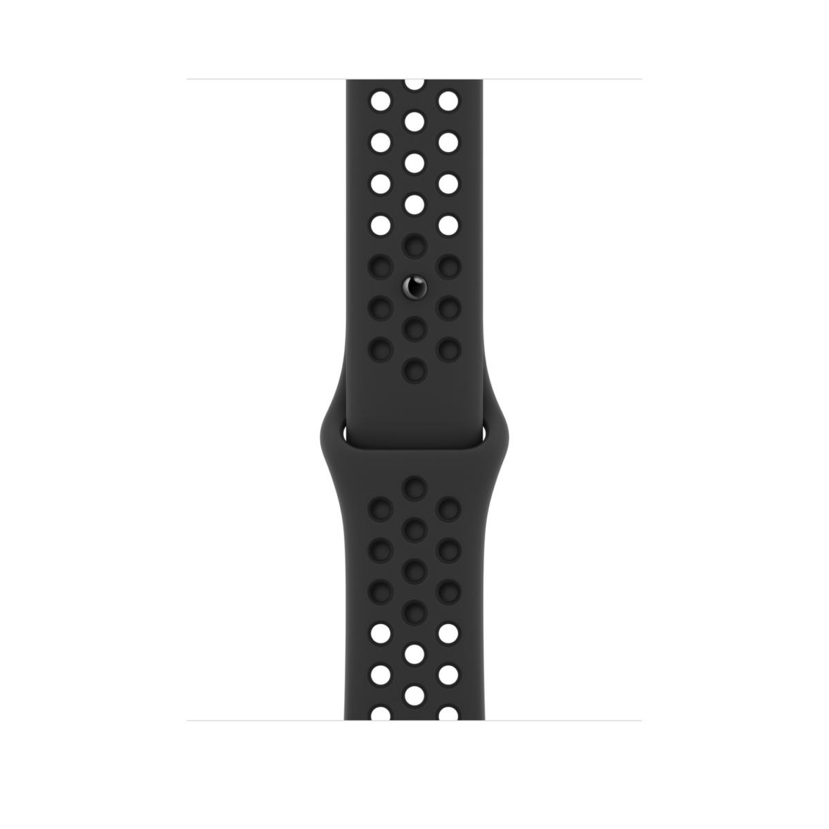 Apple Watch Nike SE (GPS) 44mm Space Gray Aluminum Case with Nike Sport Band - Space Gray - Image 3