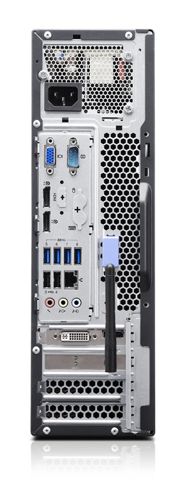 Lenovo ThinkCentre M93p SFF WORKSTATION Core™ i5-4570 3.2GHz 240GB SSD 8GB WIN10 Pro BLACK Keyboard & Mouse - Image 4