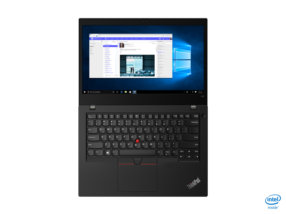 Lenovo ThinkPad L14 Core™ i5-10210U 256GB SSD 16GB 14" (1920x1080) IPS WIN10 Pro BLACK - Image 3
