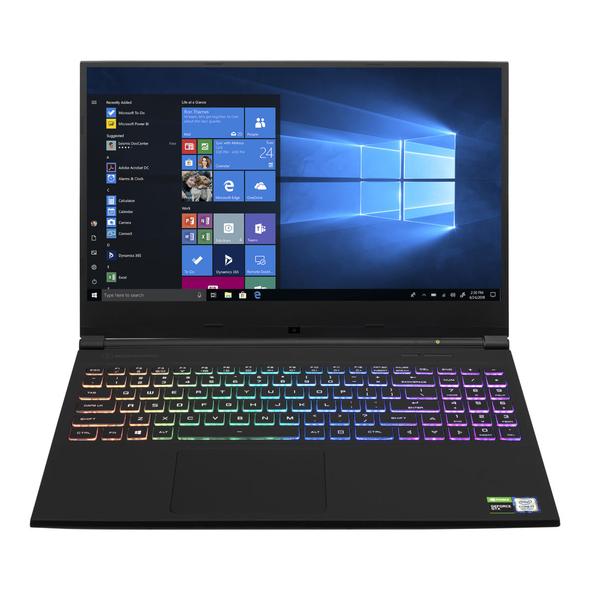 EVOO GAMING Core™ i7-9750H 512GB SSD 16GB 15.6" (1920x1080) 144Hz WIN10 NVIDIA® GTX 1660Ti 6144MB BLACK Backlit Keyboard - Image 3