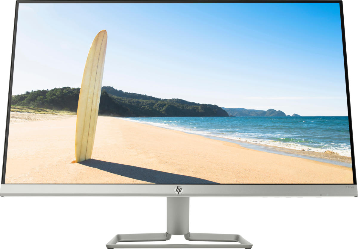 HP 27FW Silver / White 27" 5ms (GTG) HDMI Widescreen LED Backlight LCD/LED Monitor 300 cd/m2 SC 10,000,000:1 (1,000:1)