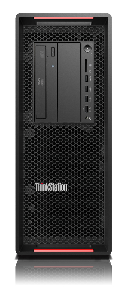 Lenovo ThinkStation P720 TOWER WORKSTATION Xeon® Silver 4214R 1TB SSD 32GB DVD-RW WIN10 Pro NVIDIA® Quadro RTX 4000 8192MB Keyboard Mouse BLACK - Image 2