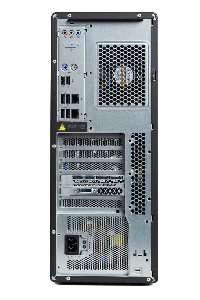 Lenovo ThinkStation P720 TOWER WORKSTATION Xeon® Silver 4214R 1TB SSD 32GB DVD-RW WIN10 Pro NVIDIA® Quadro RTX 4000 8192MB Keyboard Mouse BLACK - Image 3