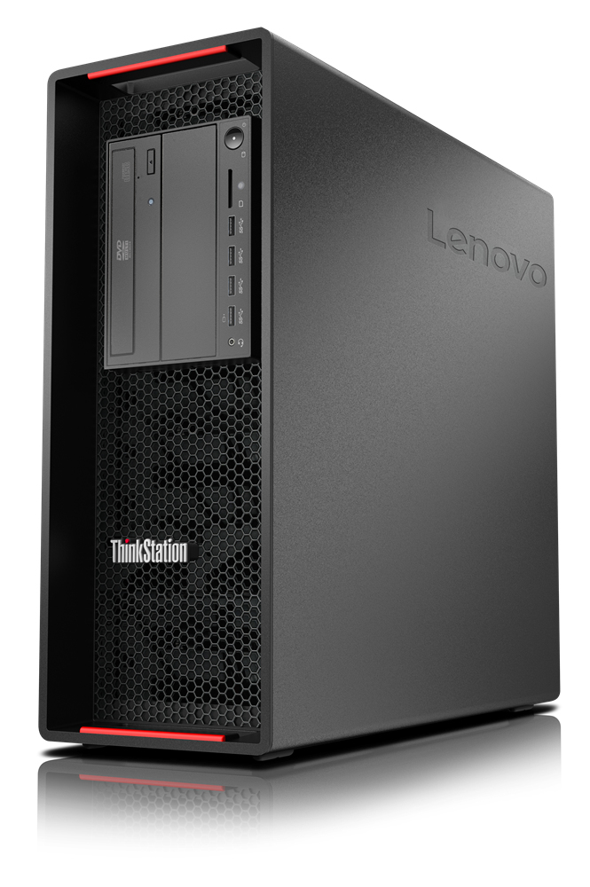 Lenovo ThinkStation P720 TOWER WORKSTATION Xeon® Silver 4214R 1TB SSD 32GB DVD-RW WIN10 Pro NVIDIA® Quadro RTX 4000 8192MB Keyboard Mouse BLACK - Image 4
