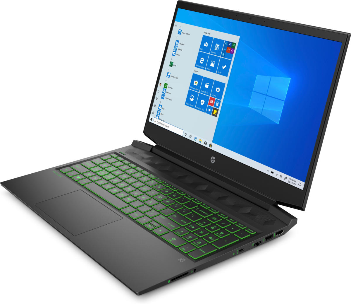 HP Pavilion 16-A0045 GAMING Core™ i5-10300H 2.5GHz 256GB SSD 8GB 16.1" (1920x1080) IPS BT WIN10 Webcam NVIDIA® GTX 1650 4096MB SHADOW BLACK Backlit Keyboard - Image 2