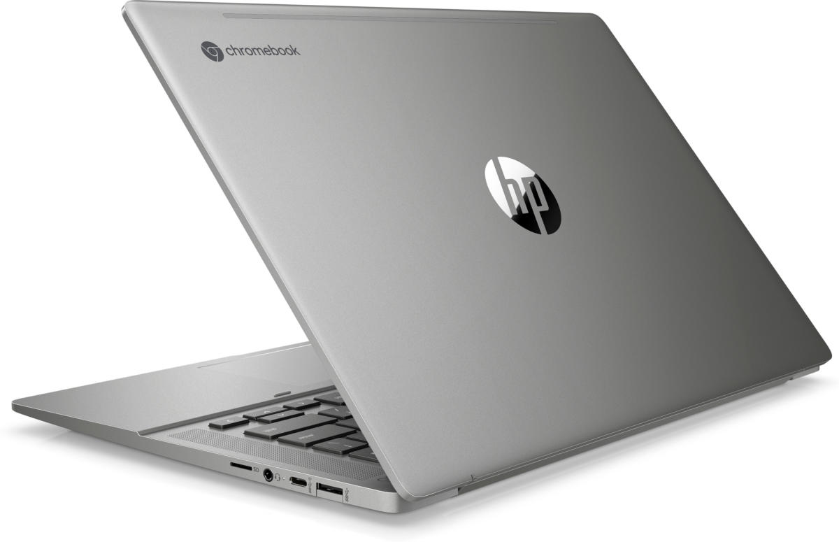 HP Chromebook 14B-NA0010 Athlon™ Silver 3050C 64GB eMMC 4GB 14" (1920x1080) TOUCHSCREEN IPS Chrome OS MINERAL SILVER ALUMINUM Backlit Keyboard FP Reader - Image 5