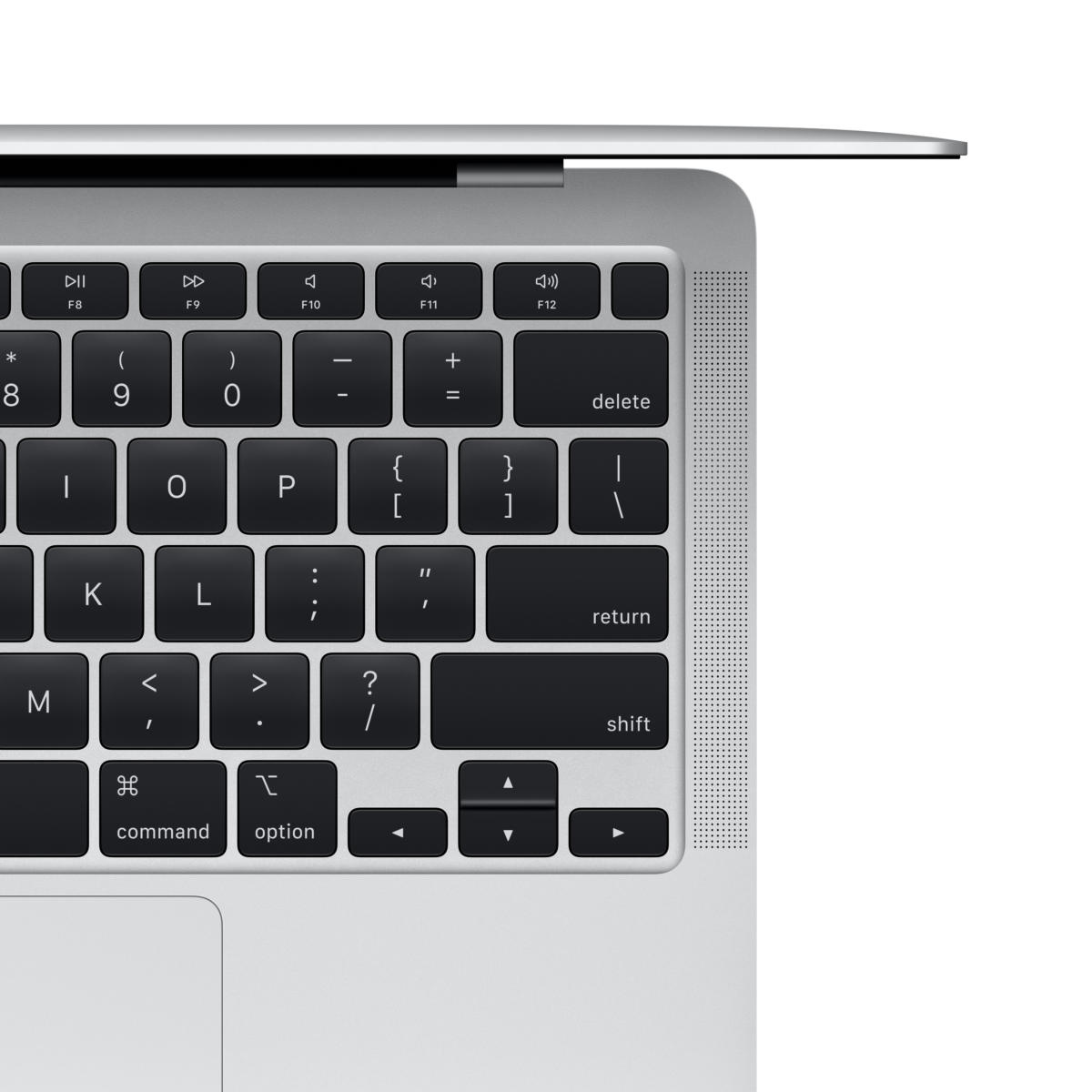 Apple MacBook Air Apple M1 3.2GHz 256GB SSD 8GB 13.3" (2560x1600) BT macOS Webcam SILVER Backlit Keyboard 2020 - Image 3