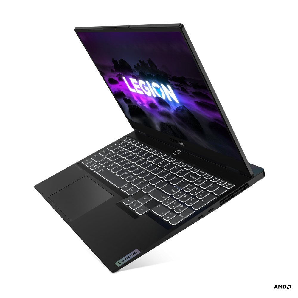 Lenovo LEGION SLIM 7 15ACH6 GAMING AMD Ryzen™ R7 5800H 512GB SSD 16GB 15.6" (1920x1080) WIN11 NVIDIA® RTX 3060 6144MB SHADOW BLACK Backlit Keyboard .7" thin, 4.18 lbs. - Image 2