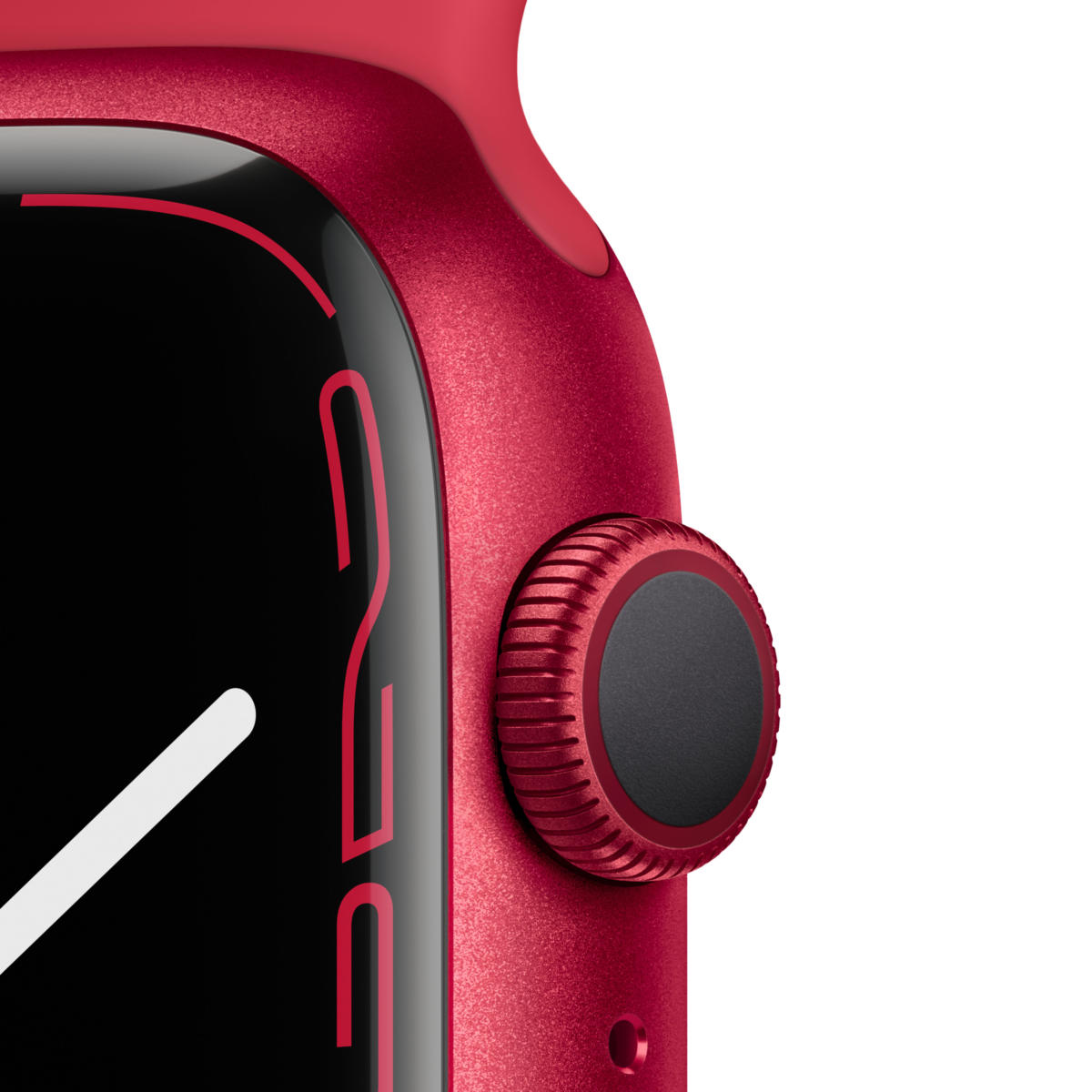 Apple Watch Series 7 (GPS) 45mm (PRODUCT RED) Aluminum Case with (PRODUCT RED) Sport Band - (PRODUCT RED) - Image 3