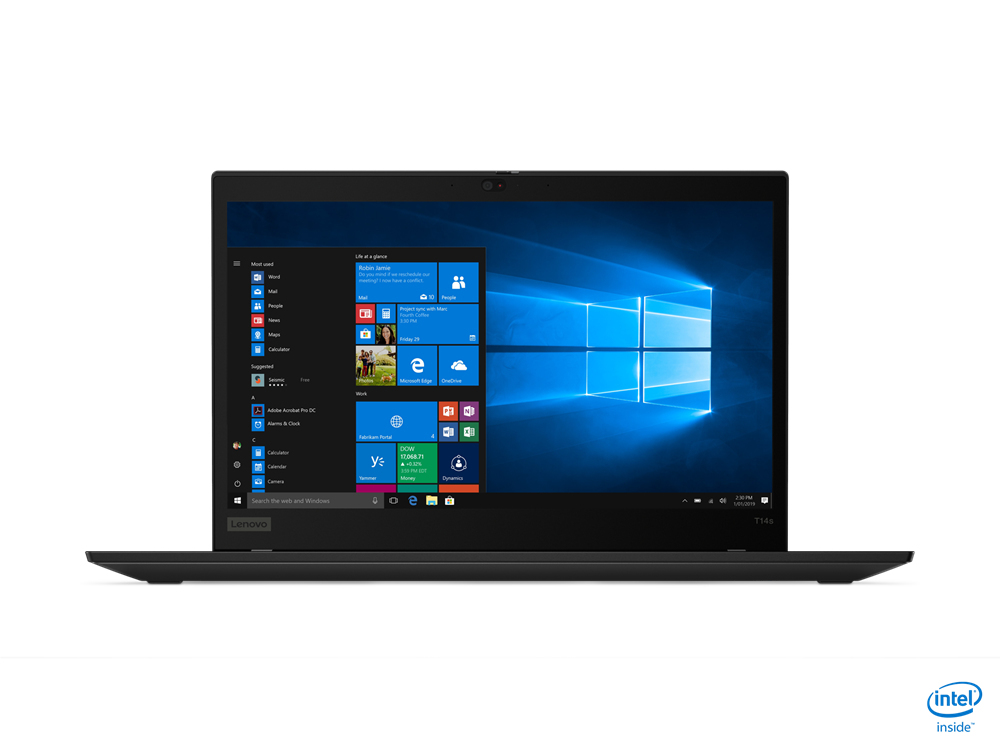 Lenovo ThinkPad T14s Core™ i7-10510U 512GB SSD 16GB 14" (1920x1080) TOUCHSCREEN WIN10 Pro BLACK Backlit Keyboard FP Reader