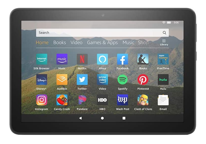 Amazon Fire HD 8 10th Gen Mediatek MT8168 2GHz 32GB 2GB 8" (1280x800) TOUCHSCREEN BT WiFi Only FireOS BLACK