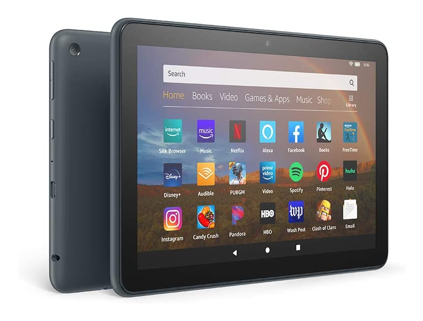 Amazon Fire (2020) 8+ 8" HD display 10th Gen, 32GB,- Slate