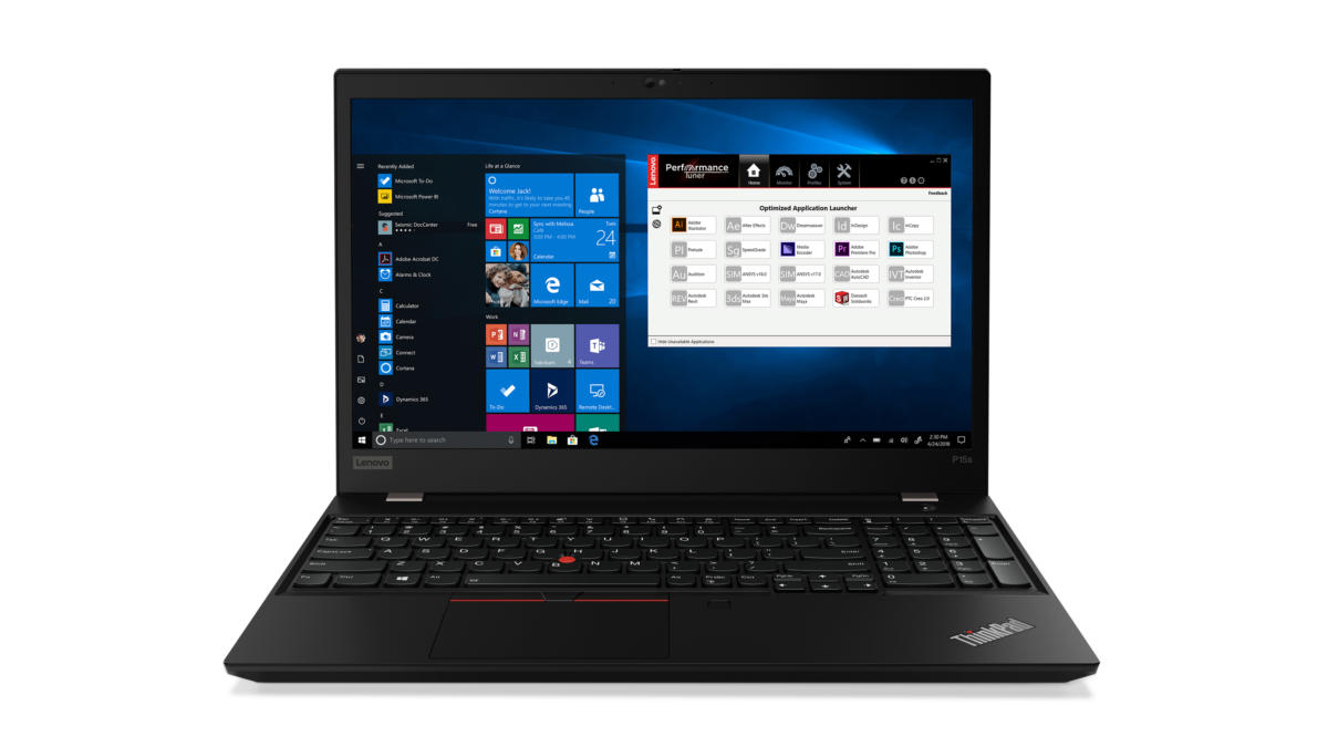 Lenovo ThinkPad P15s Gen 1 MOBILE WORKSTATION Core™ i7-10510U 1TB SSD 32GB 15.6" (1920x1080) WIN10 Pro NVIDIA® P520 2048MB BLACK Backlit Keyboard FP Reader - Image 3