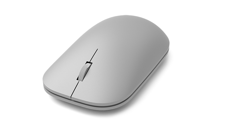 Microsoft ELH-00001 2-Button Bluetooth Wireless Optical Mouse SILVER
