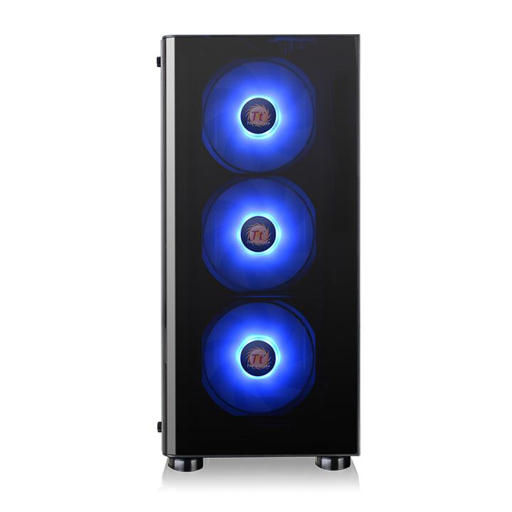THERMALTAKE CA-1K8-00M1WN-01 Steel ATX Mid Computer Case w/ Side Window BLACK - Image 3
