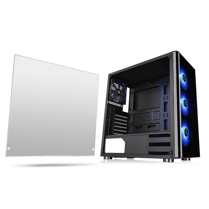 THERMALTAKE CA-1K8-00M1WN-01 Steel ATX Mid Computer Case w/ Side Window BLACK - Image 6