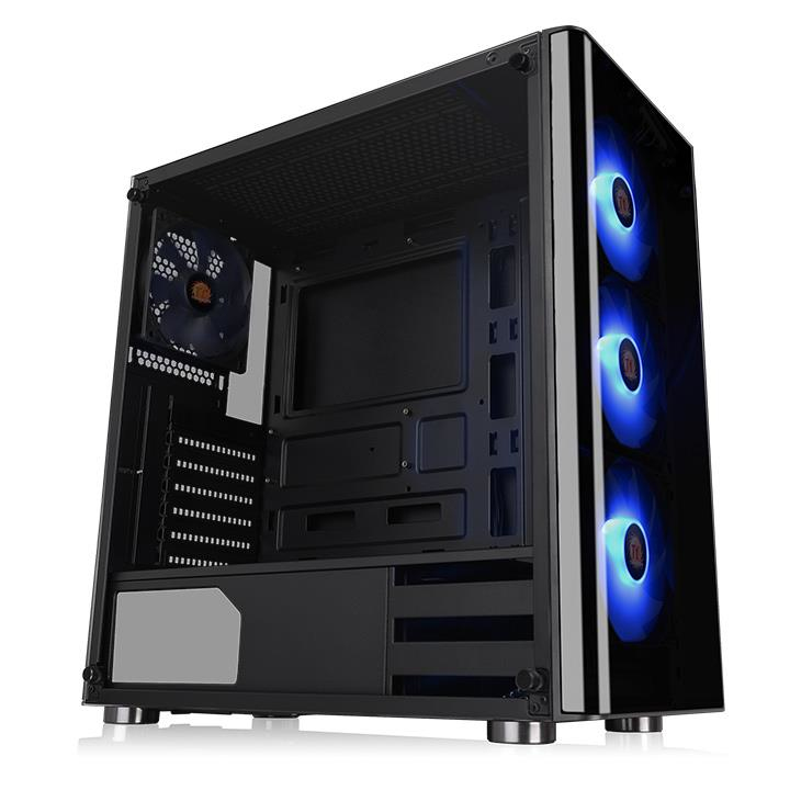 THERMALTAKE CA-1K8-00M1WN-01 Steel ATX Mid Computer Case w/ Side Window BLACK - Image 5