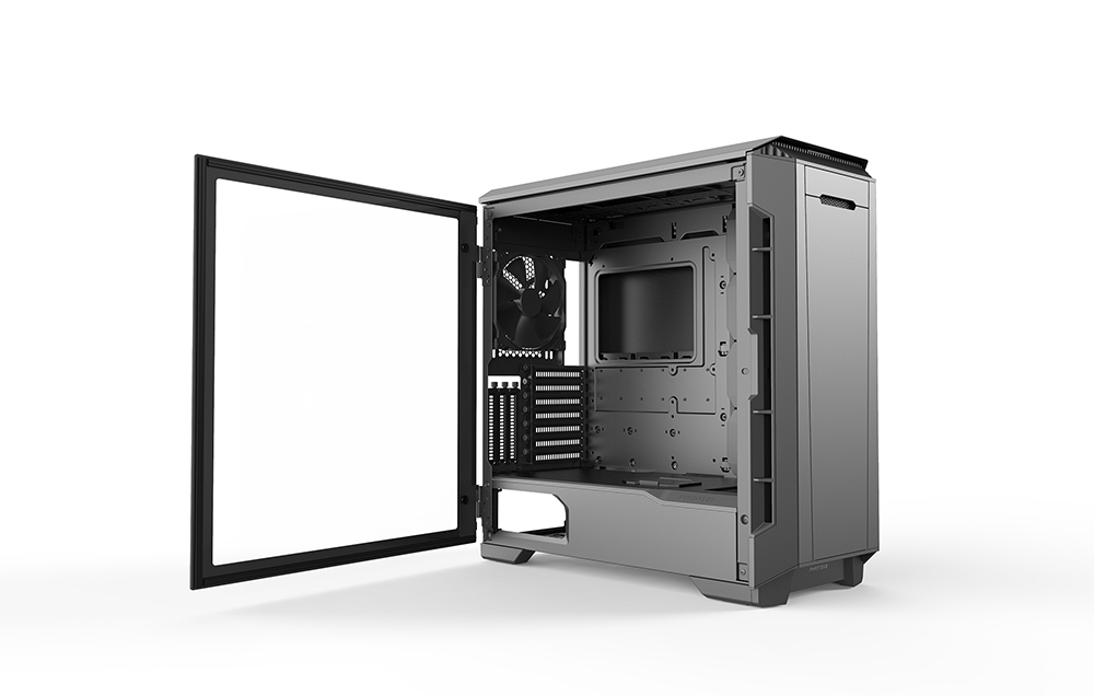 Phanteks PH-EC600PSTG_BK01 Steel ATX Mid Tower Case w/ Side Window BLACK - Image 2