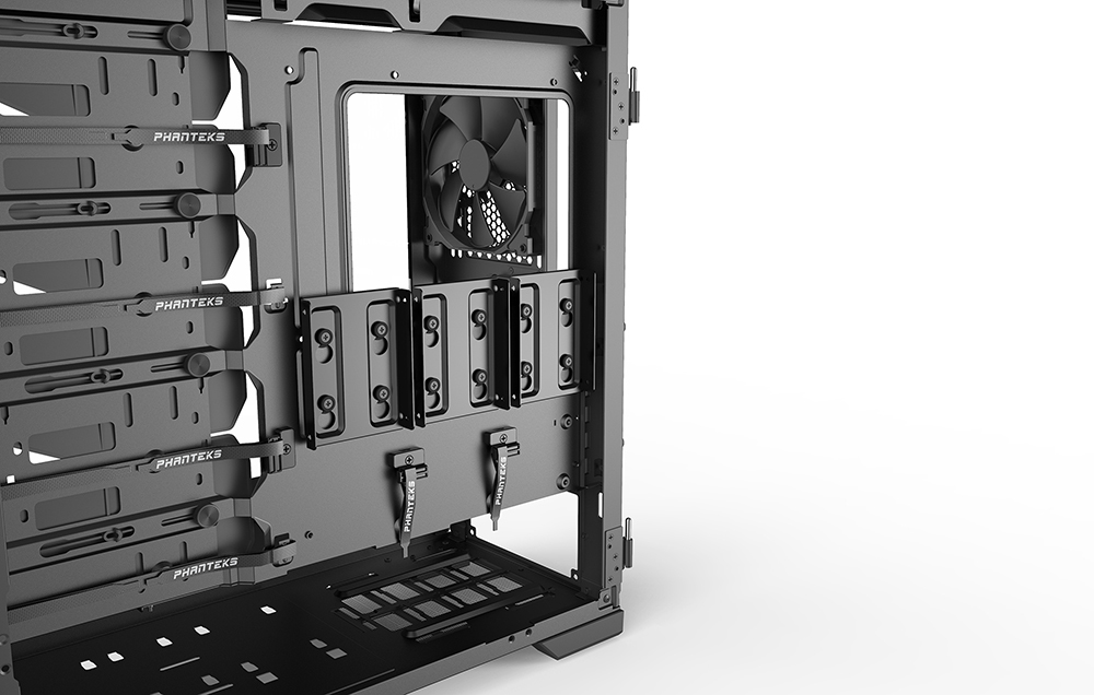 Phanteks PH-EC600PSTG_BK01 Steel ATX Mid Tower Case w/ Side Window BLACK - Image 6