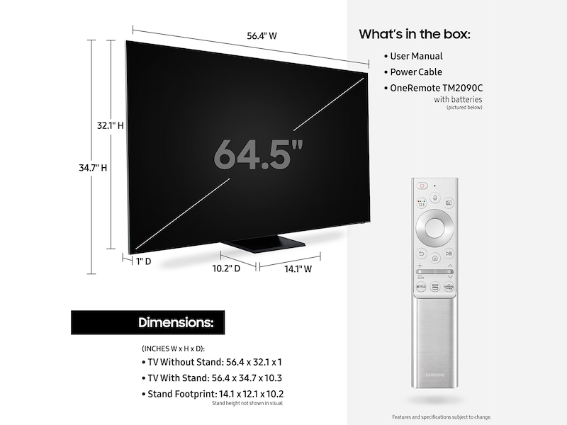Samsung 65" Class Q900TS QLED 8K UHD HDR Smart TV - Image 4