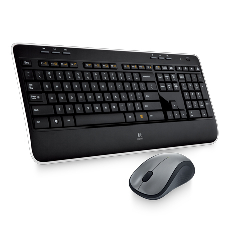 Logitech MK520 RF Wireless Keyboard w/ Optical Mouse BLACK - Image 2