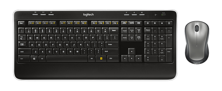 Logitech MK520 RF Wireless Keyboard w/ Optical Mouse BLACK