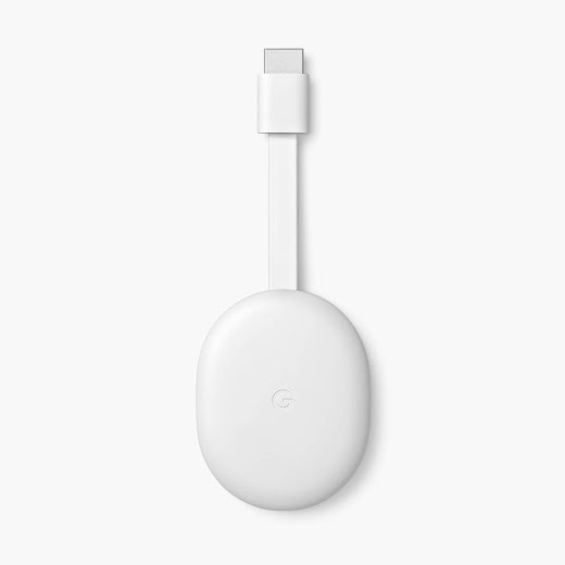 Google Chromecast 4K Stremaing Media Player SNOW WHITE : Google TV, Voice Remote Control, HDR10 / HDR10+, Dolby Atmos Support - Image 3