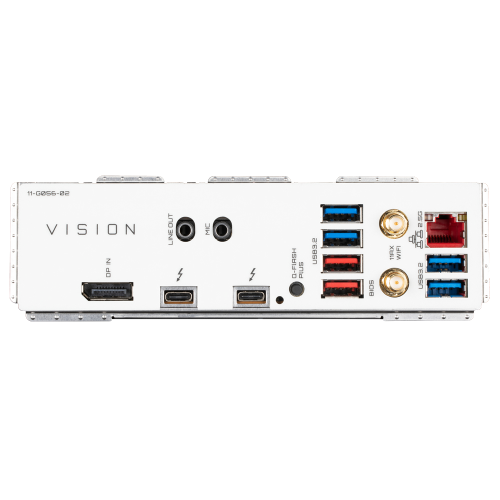 GIGABYTE Z590I VISION D WIFI FCLGA1200 Mini ITX Motherboard : 2 x DDR4 Slots, 2 x PCIe 3.0 x16 Slots, 1 x PCIe x16 Slot, 4 x SATA III Slots 7.1-Channel Audio - Image 4
