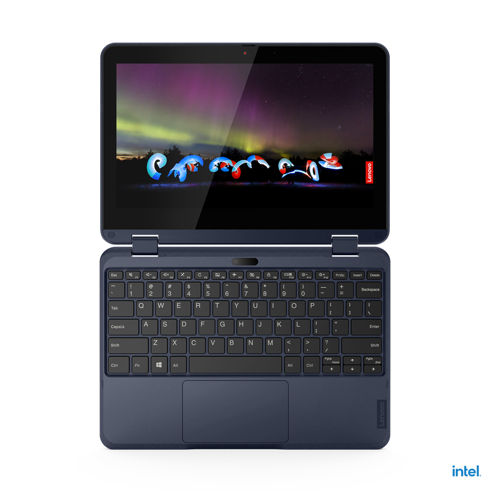 Lenovo 500w Gen 3 Pentium® Silver N6000 128GB SSD 4GB 11.6" (1366x768) TOUCHSCREEN WIN10 Pro ABYSS BLUE - Image 2