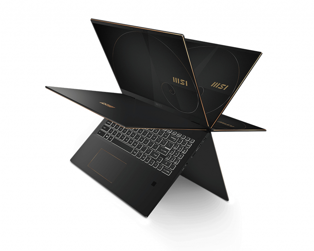 MSI Summit E16Flip A11UCT-026 2-IN-1 Core™ i7-1195G7 5GHz 2TB SSD 32GB 16" WQXGA (2560x1600) TOUCHSCREEN BT WIN10 Pro Webcam INK BLACK Backlit Keyboard FP Reader 0.7" thin, 4.9 lbs. - Image 5