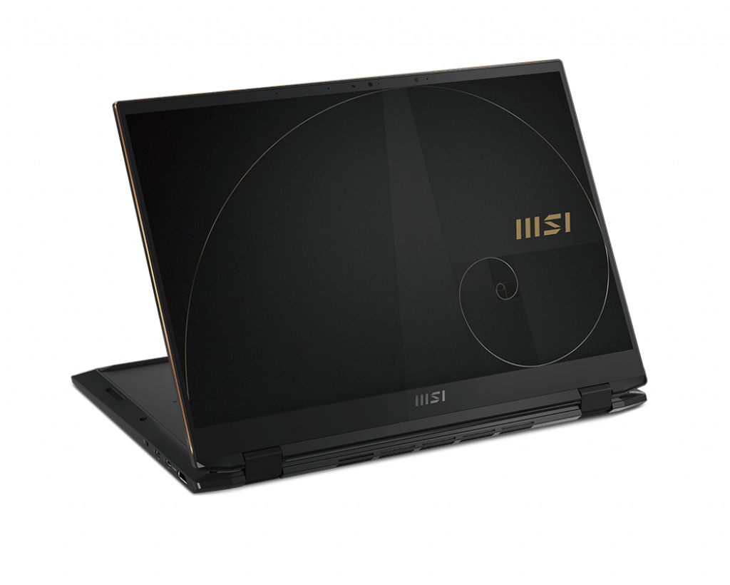 MSI Summit E16Flip A11UCT-026 2-IN-1 Core™ i7-1195G7 5GHz 2TB SSD 32GB 16" WQXGA (2560x1600) TOUCHSCREEN BT WIN10 Pro Webcam INK BLACK Backlit Keyboard FP Reader 0.7" thin, 4.9 lbs. - Image 3