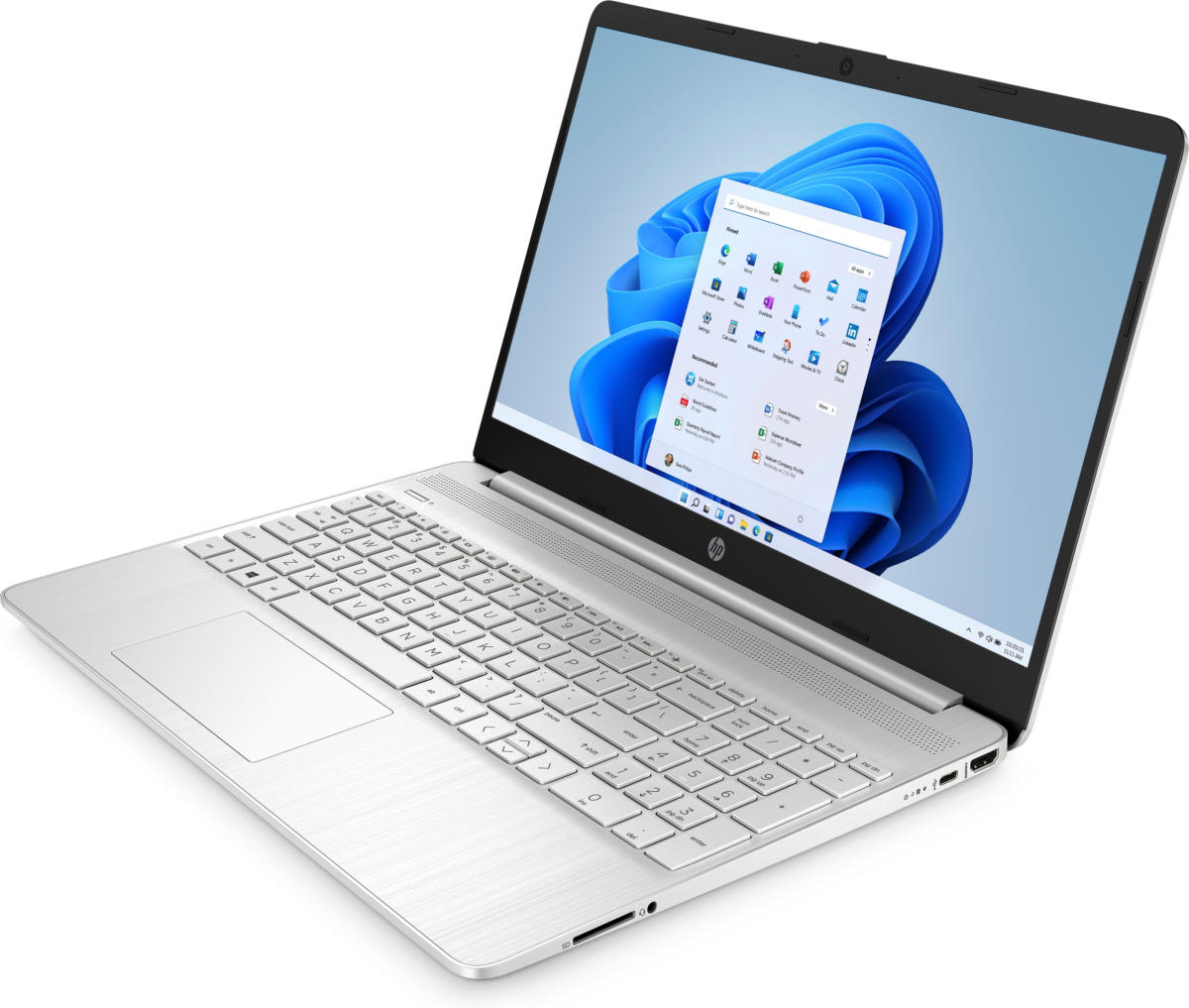 HP 15-DY2032 Core i5-1135G7 256GB SSD 8GB 15.6" (1366x768)Intel Iris Xe Graphics WIN11 SILVER - Image 2