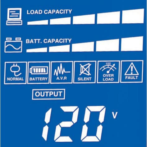 CyberPower Back-UPSCP1000AVRLCD 1000VA 1000W 9-Outlet Uninterruptible Power Supply (UPS) - Image 4