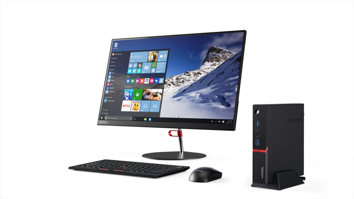 Lenovo ThinkCentre M900 TINY Core™ i5-6500T 256GB SSD 8GB WIN10 Pro BLACK - Image 2