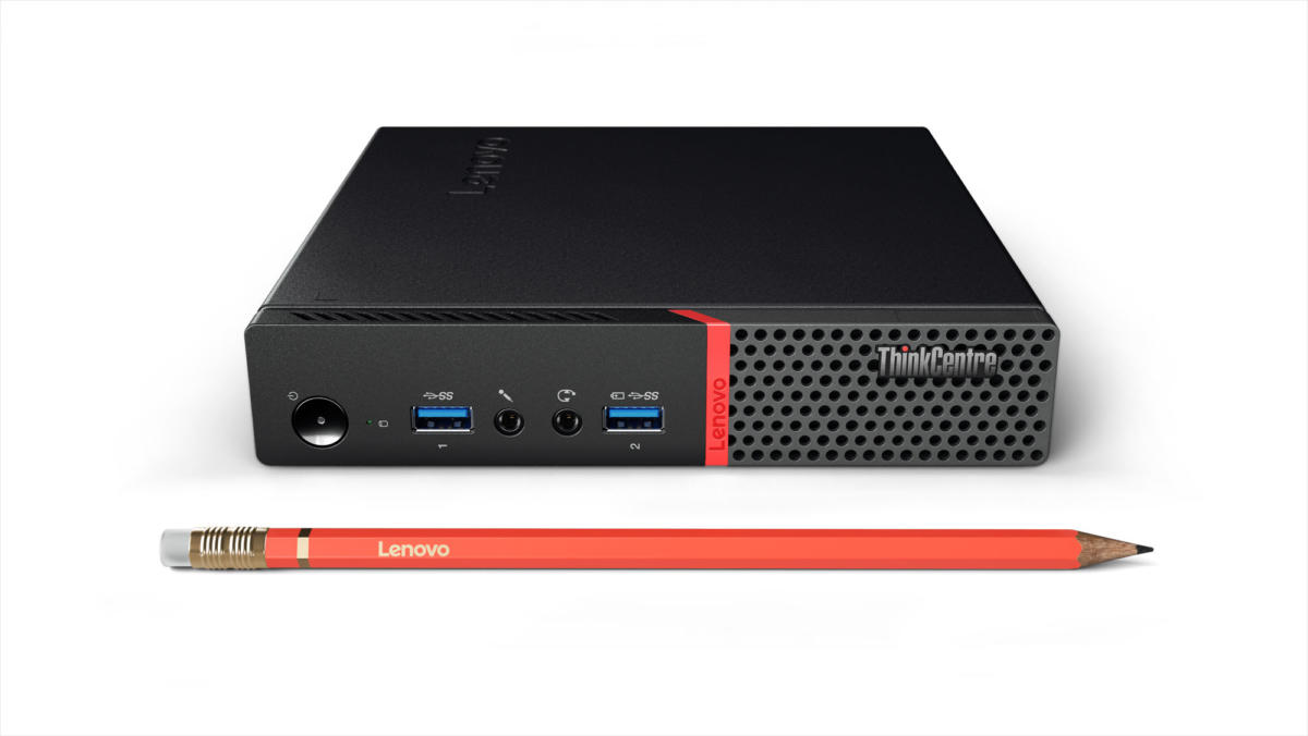 Lenovo ThinkCentre M900 TINY Core™ i5-6500T 256GB SSD 8GB WIN10 Pro BLACK - Image 3