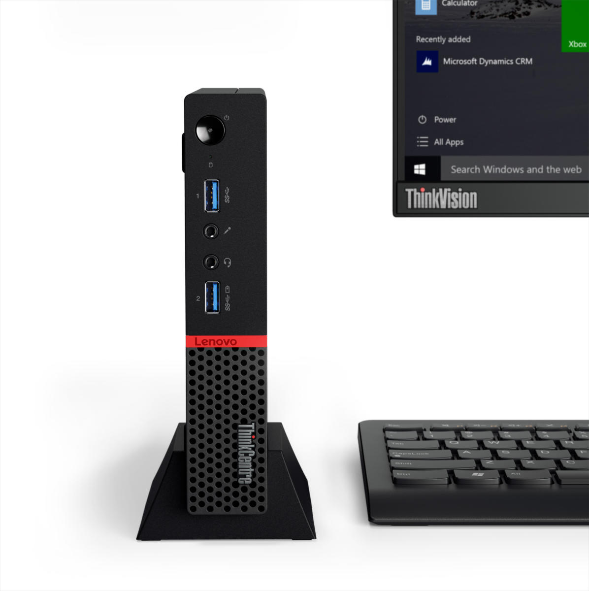 Lenovo ThinkCentre M900 TINY Core™ i5-6500T 256GB SSD 8GB WIN10 Pro BLACK - Image 5