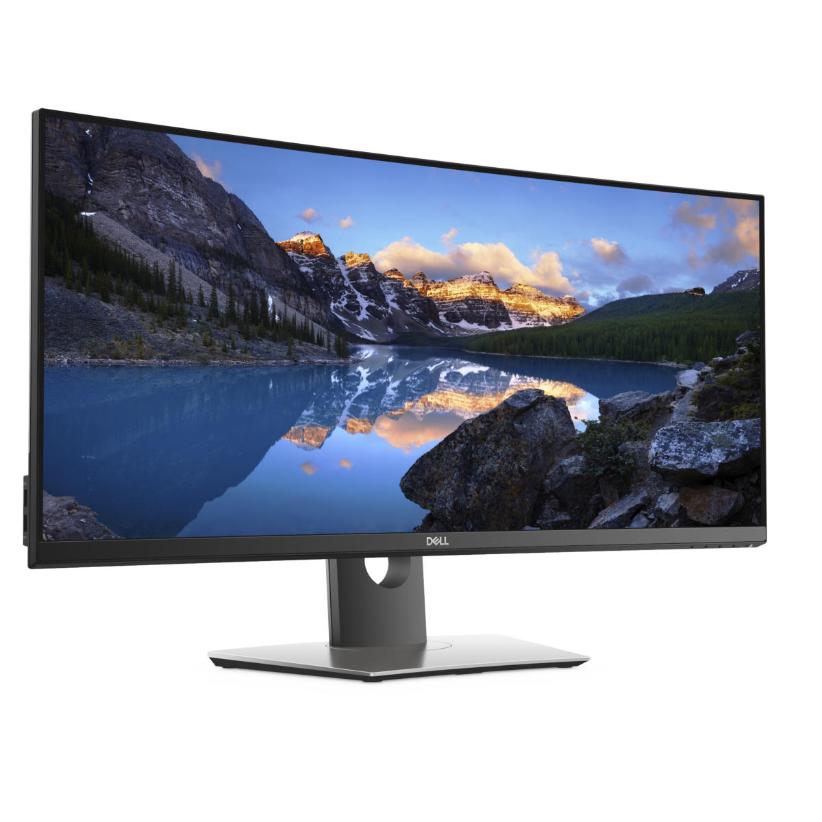 Dell Monitor P3418HW 34" Curved LED 21:9 2560 x 1080 1000:1 8 ms 60 Hz Black HDMI DisplayPort USB With Stand - Image 3