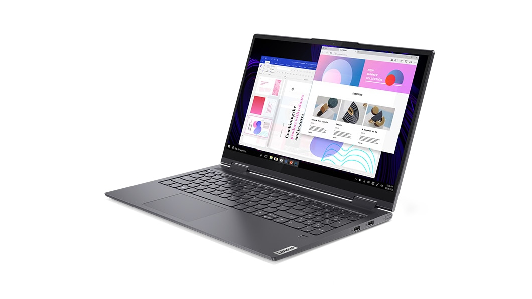 Lenovo YOGA 7 15ITL5 2-IN-1 Core™ i7-1165G7 1TB SSD 16GB 15.6" (1920x1080) TOUCHSCREEN WIN10 SLATE GRAY Backlit Keyboard FP Reader .76" thin, 4.19 lbs. - Image 3