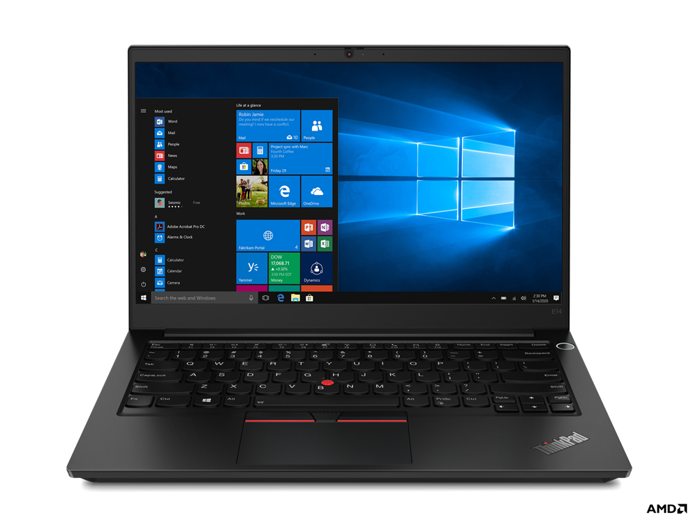 Lenovo ThinkPad E14 Gen 3 Ryzen™ 7 5700U 256GB SSD 8GB 14" (1920x1080) IPS WIN10 Pro BLACK Backlit Keyboard FP Reader