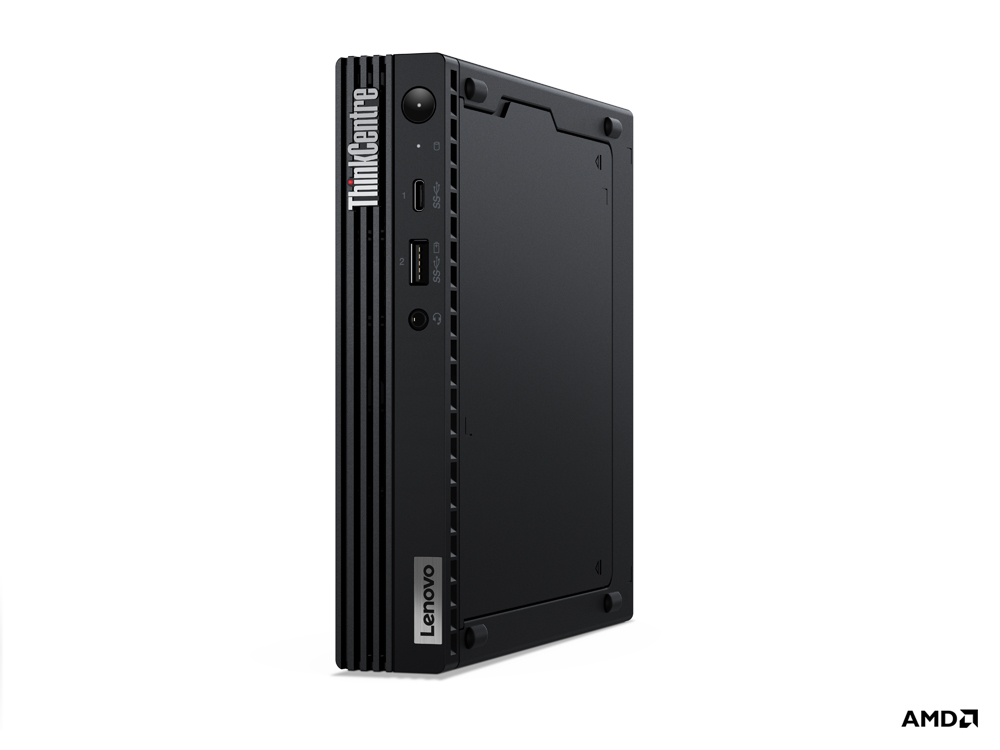 Lenovo ThinkCentre M75q Tiny Gen 2 AMD Ryzen™ 5 Pro 4650GE 256GB SSD 8GB WIN10 Pro Keyboard Mouse BLACK - Image 5