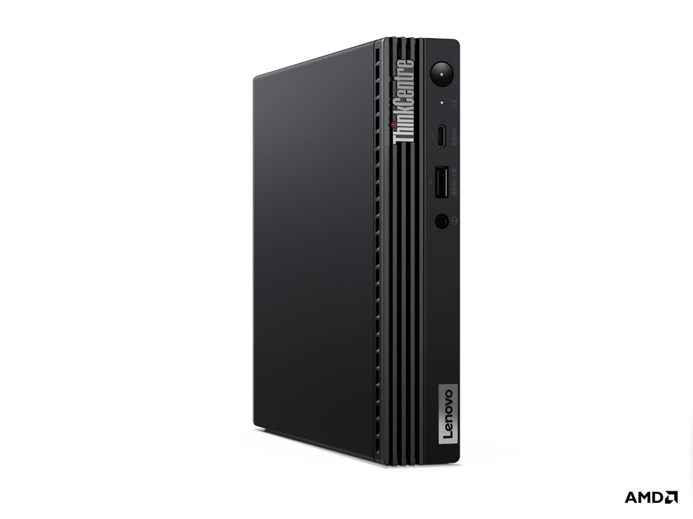 Lenovo ThinkCentre M75q Tiny Gen 2 AMD Ryzen™ 5 Pro 4650GE 256GB SSD 8GB WIN10 Pro Keyboard Mouse BLACK - Image 4