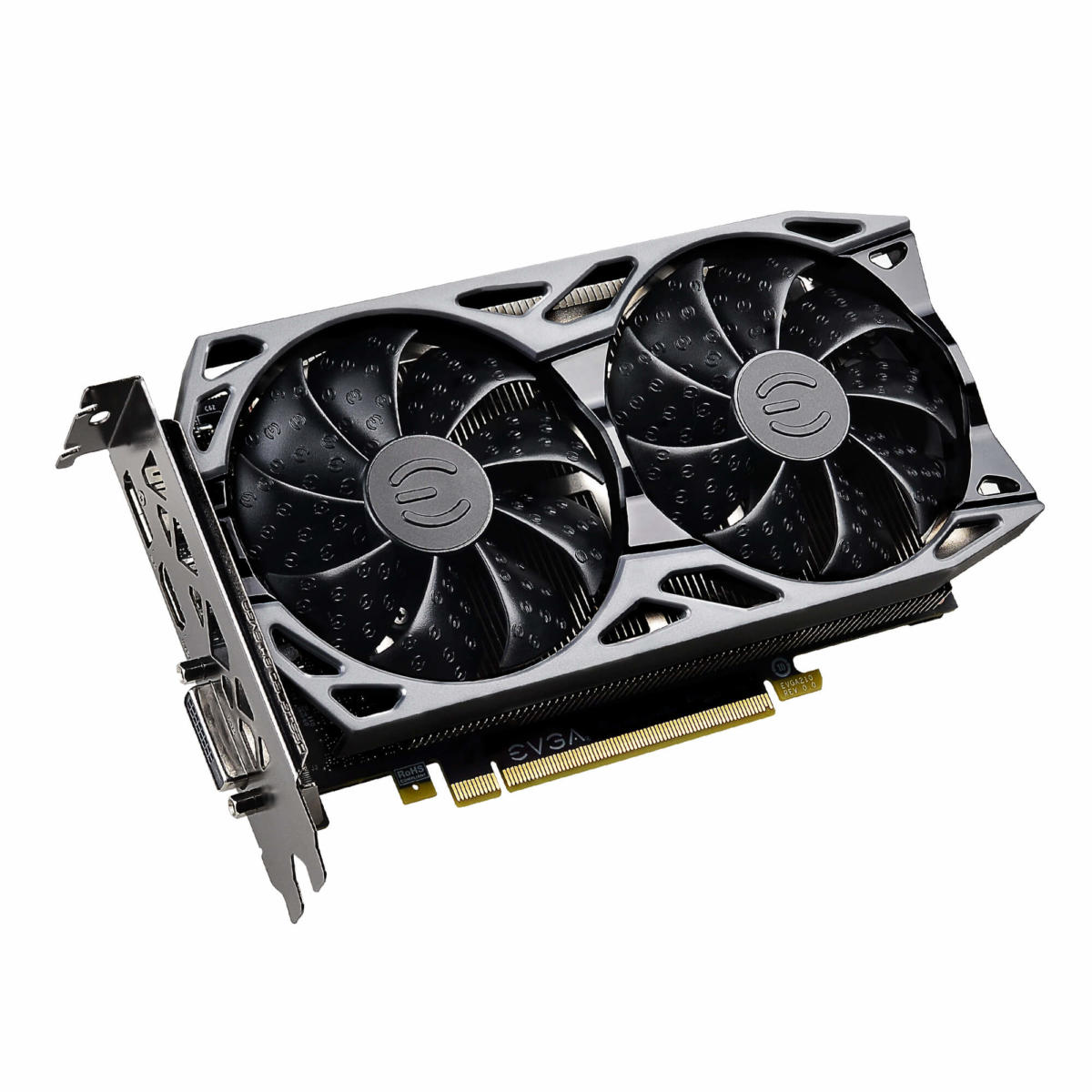 EVGA GeForce RTX 2060 KO ULTRA GAMING 6GB 192 Bit GDDR6 PCI Express 3.0 Graphics Card : Dual Fans, Metal Backplate, 1 x HDMI 2.0b, 1 x DP 1.4, 1 x DL DVI - Image 3