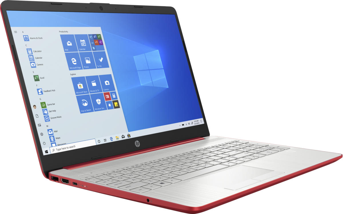 HP 15-DW1083 Pentium® Gold 6405U 2.4GHz 128GB SSD 4GB 15.6" (1366x768) WIN10 Webcam SCARLET RED - Image 3