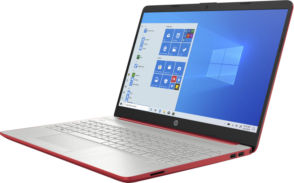 HP 15-DW1083 Pentium® Gold 6405U 2.4GHz 128GB SSD 4GB 15.6" (1366x768) WIN10 Webcam SCARLET RED - Image 2