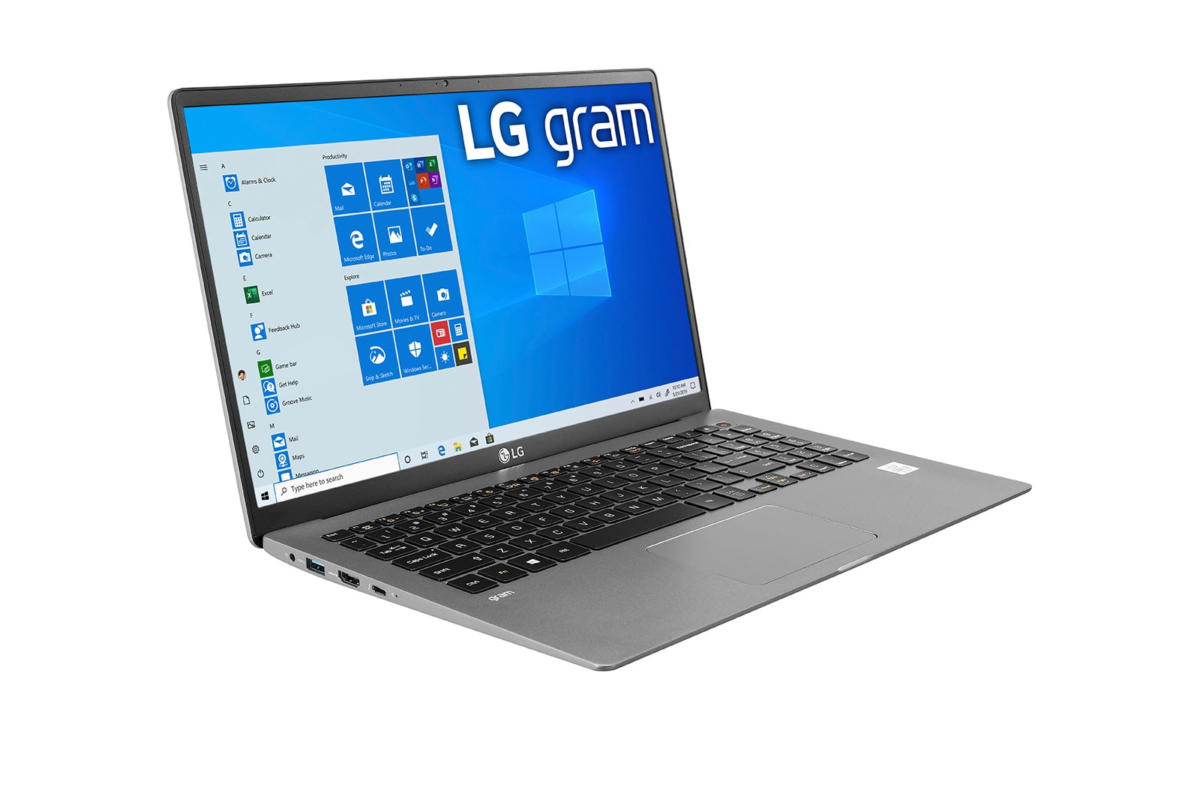 LG Gram Ultra-Lightweight Core™ i5-1135G7 2.4GHz 512GB SSD 16GB 15.6" (1920x1080) BT WIN10 Webcam DARK SILVER Backlit Keyboard FP Reader .7" thin, 2.74 lbs. - Image 7
