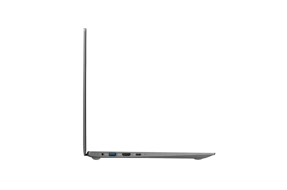 LG Gram Ultra-Lightweight Core™ i5-1135G7 2.4GHz 512GB SSD 16GB 15.6" (1920x1080) BT WIN10 Webcam DARK SILVER Backlit Keyboard FP Reader .7" thin, 2.74 lbs. - Image 3