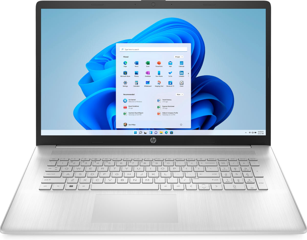 668S3UA - $424 - HP 17-CN0023 Core™ i5-1135G7 256GB SSD 8GB 17.3"  (1920x1080) WIN11 S Mode NATURAL SILVER