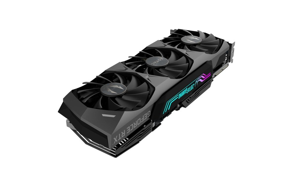 Zotac GeForce RTX 3090 Trinity OC GAMING 24GB 384 Bit GDDRX PCI Express 4.0 x16 Graphics Card : IceStorm 2.0 Advanced Cooling, SPECTRA 2.0 RGB Lighting, Metal Frontplate, RGB LED Backplate, 3 x DP 1.4a, 1 x HDMI 2.1 - Image 5