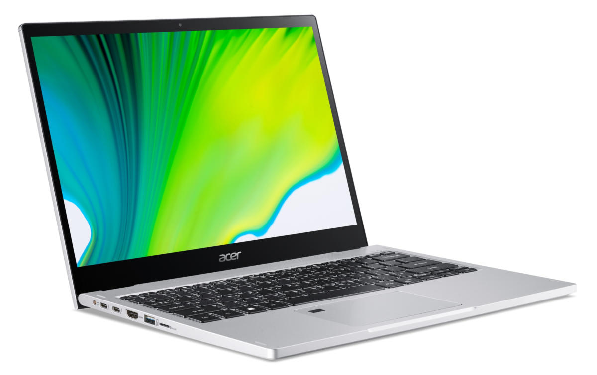 Acer Spin 3 2-IN-1 CONVERTIBLE Core™ i5-1135G7 512GB SSD 8GB 14" (2560 x 1600) TOUCHSCREEN WIN10 SILVER Backlit Keyboard FP Reader Active Stylus - Image 2