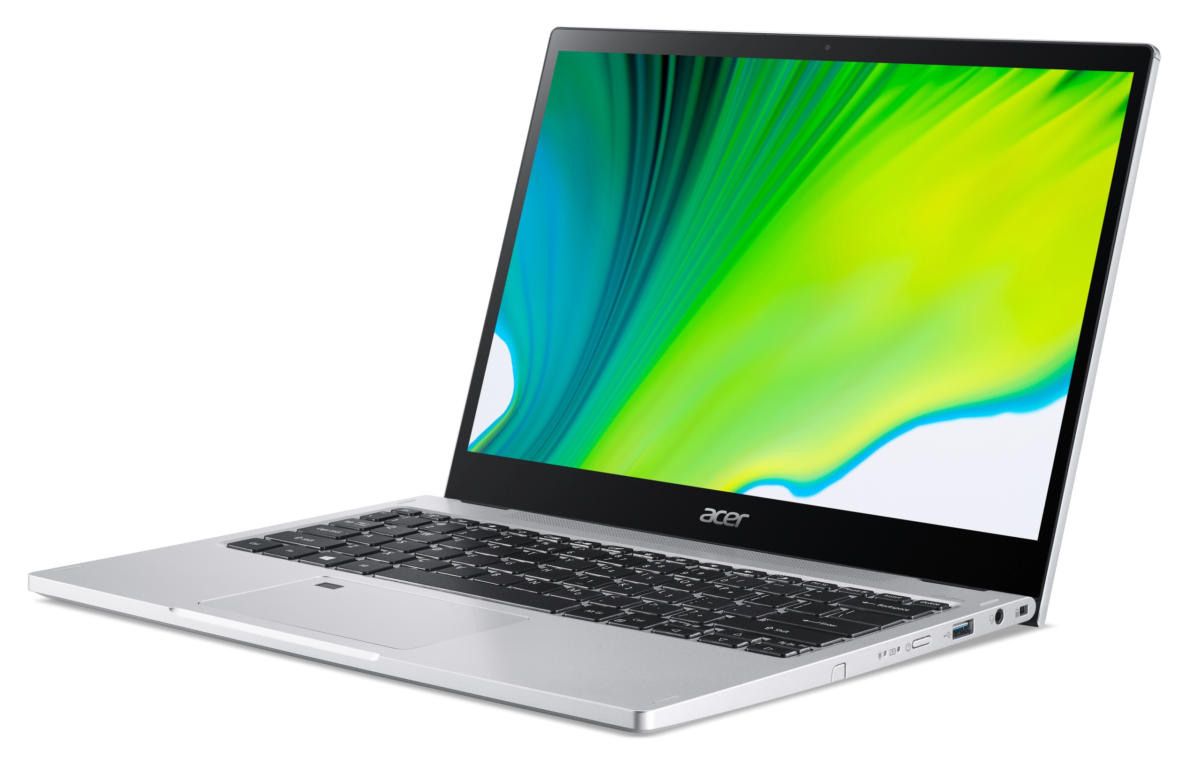 Acer Spin 3 2-IN-1 CONVERTIBLE Core™ i5-1135G7 512GB SSD 8GB 14" (2560 x 1600) TOUCHSCREEN WIN10 SILVER Backlit Keyboard FP Reader Active Stylus - Image 3